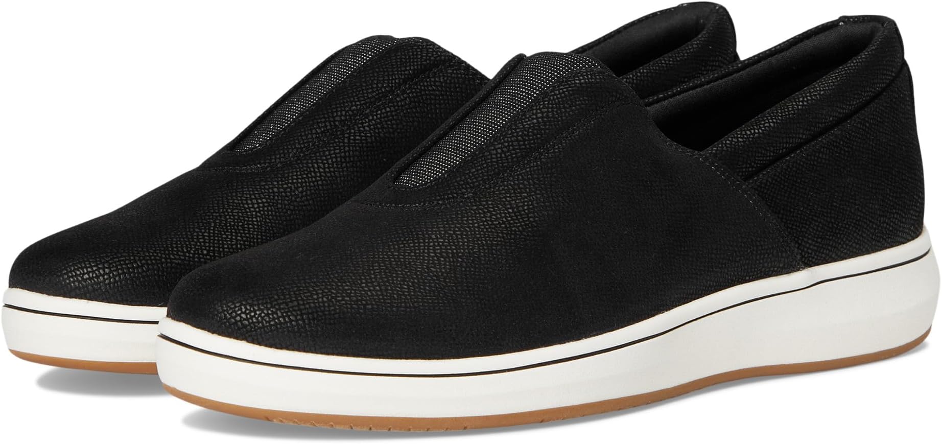 Кроссовки Clarks Women's Breezesky Ria, Black/White Textile