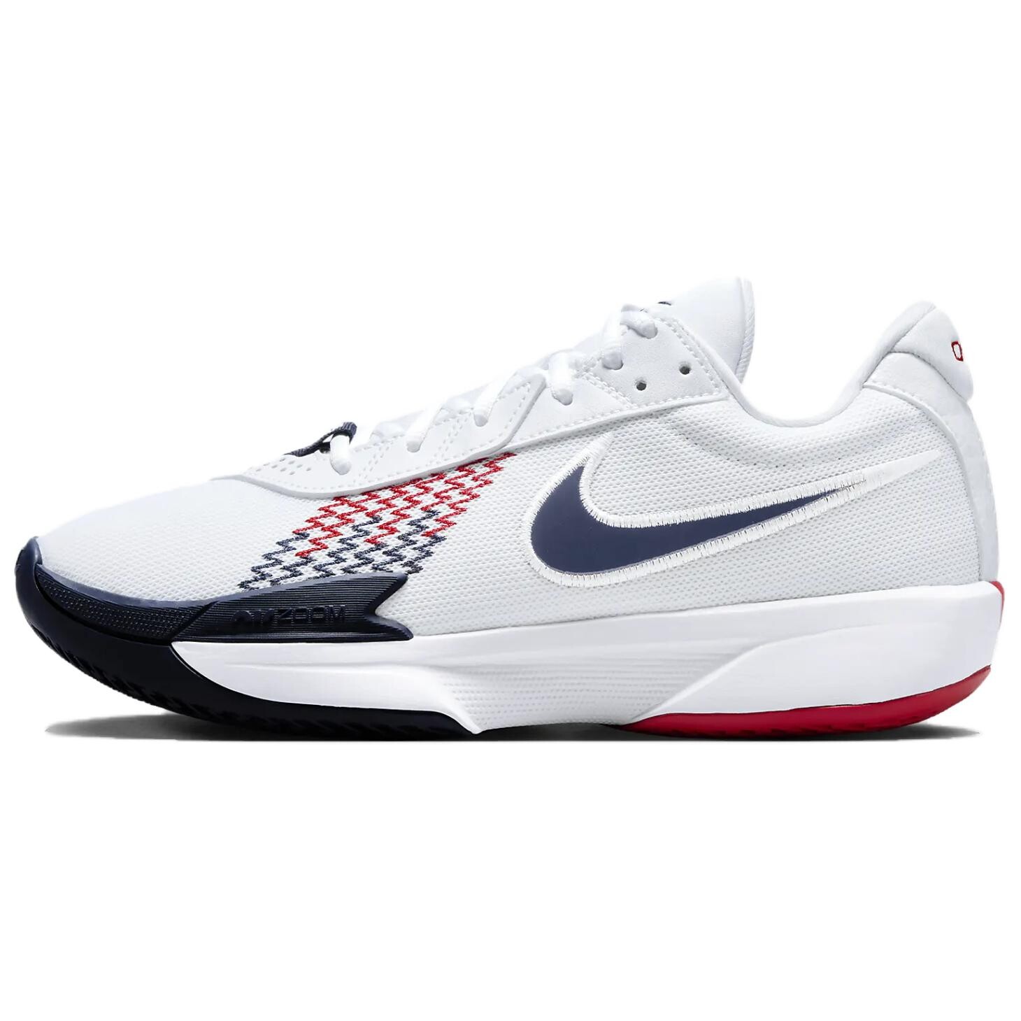 

Кроссовки Nike Air Zoom G.t. Cut Academy, белый/темно-синий/красный