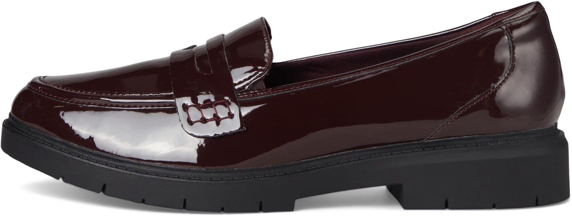 Лоферы Clarks Westlynn Ayla, цвет Burgundy Patent — фото 4