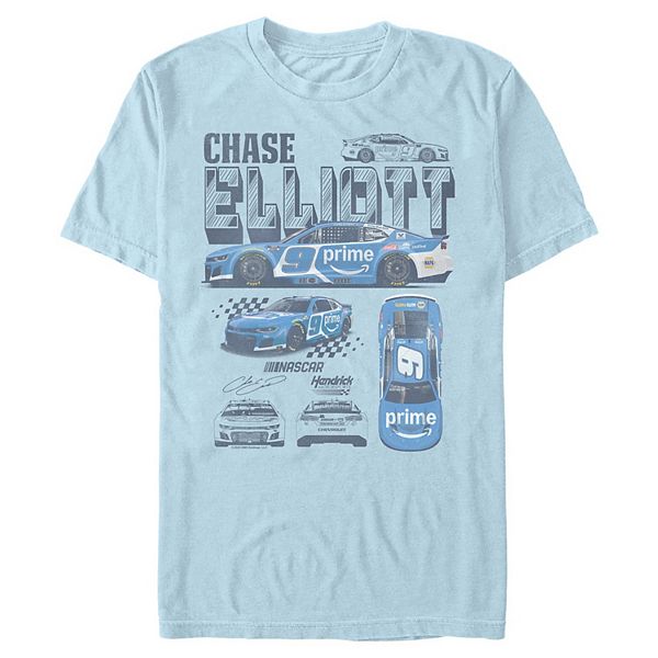 

Футболка с принтом Men's Chase Elliott Car Views Licensed Character