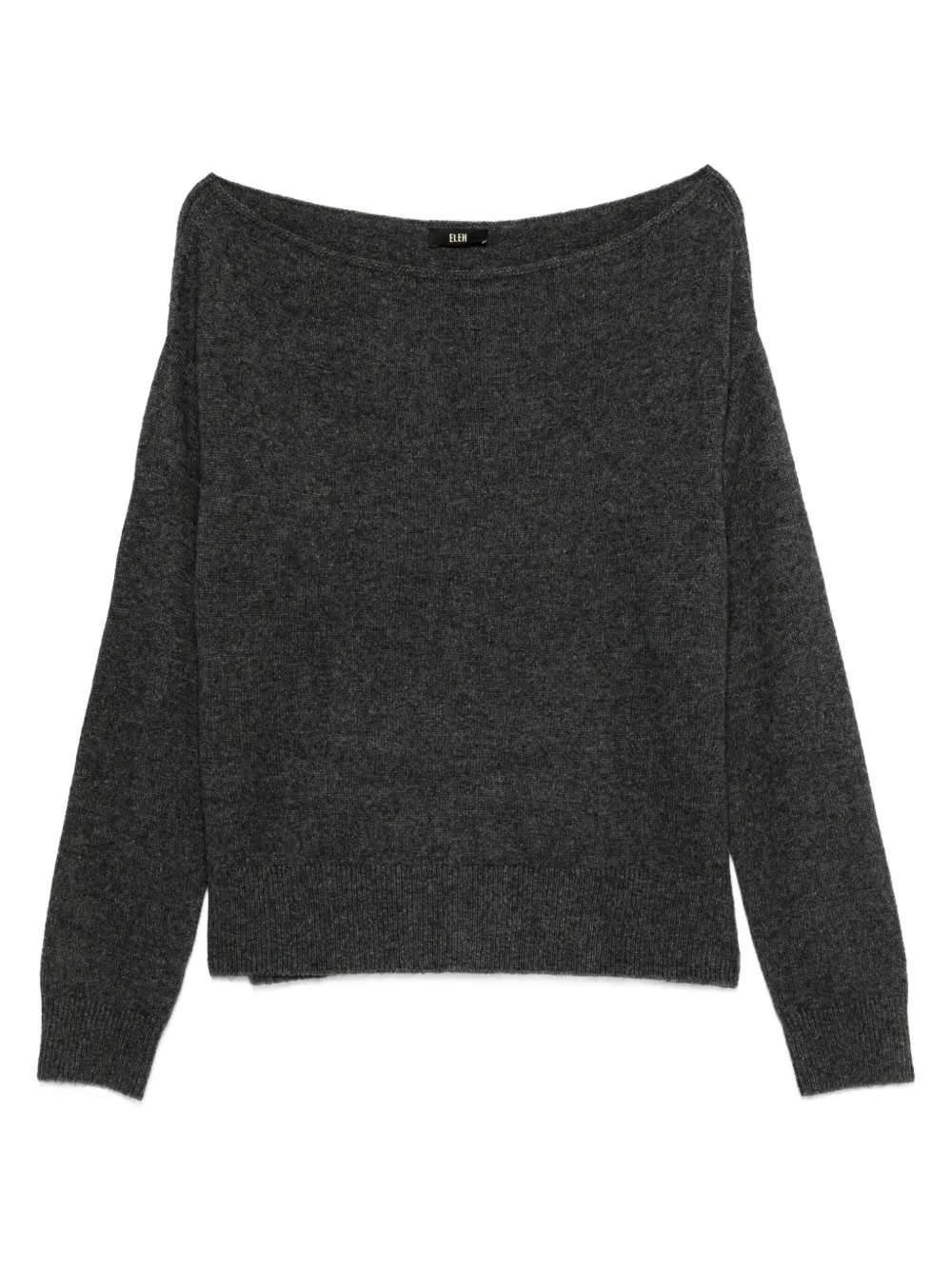 

Свитер с вырезом-лодочкой Eleh, серый