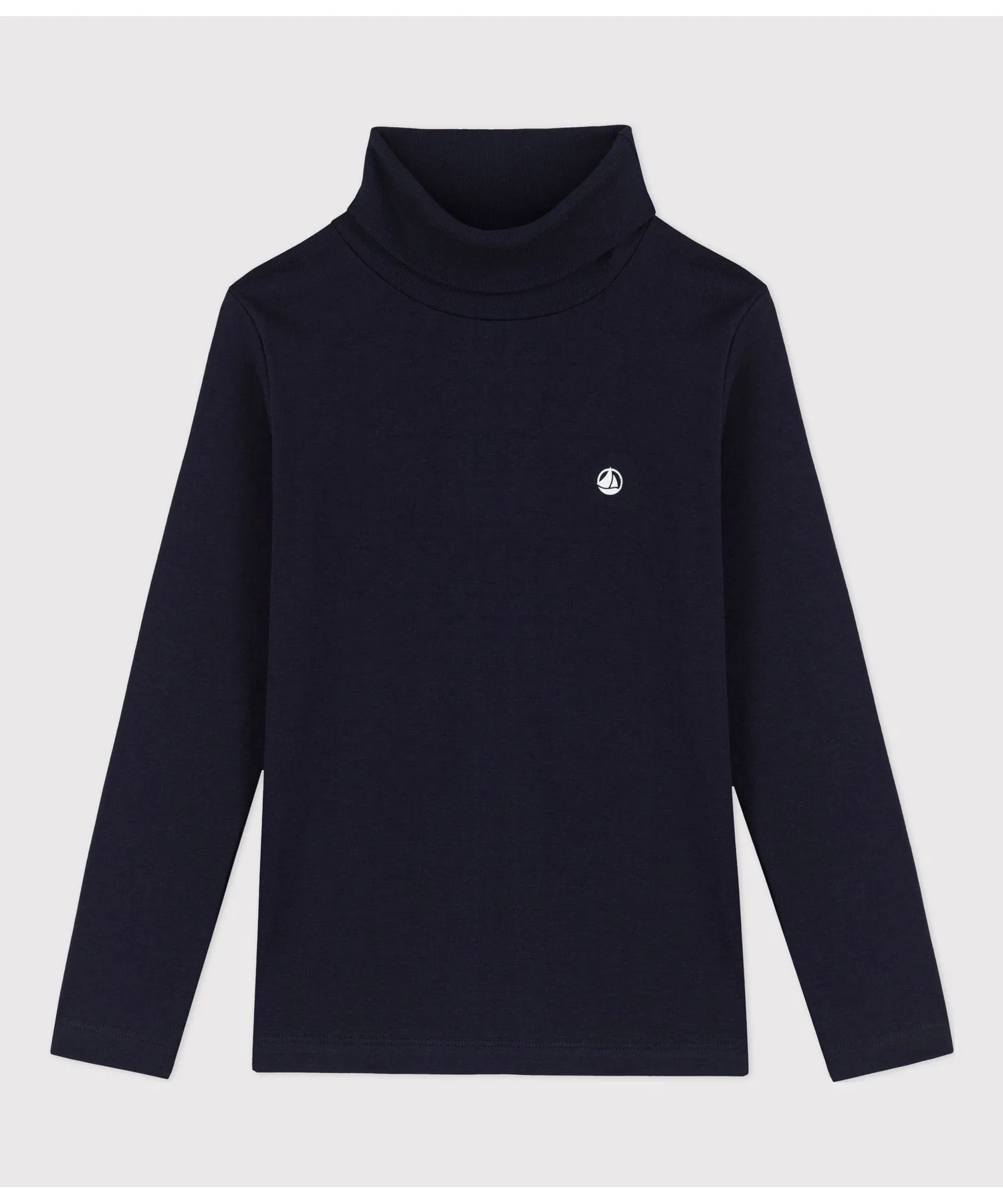 Детская футболка с длинным рукавом и воротником-стойкой PETIT BATEAU