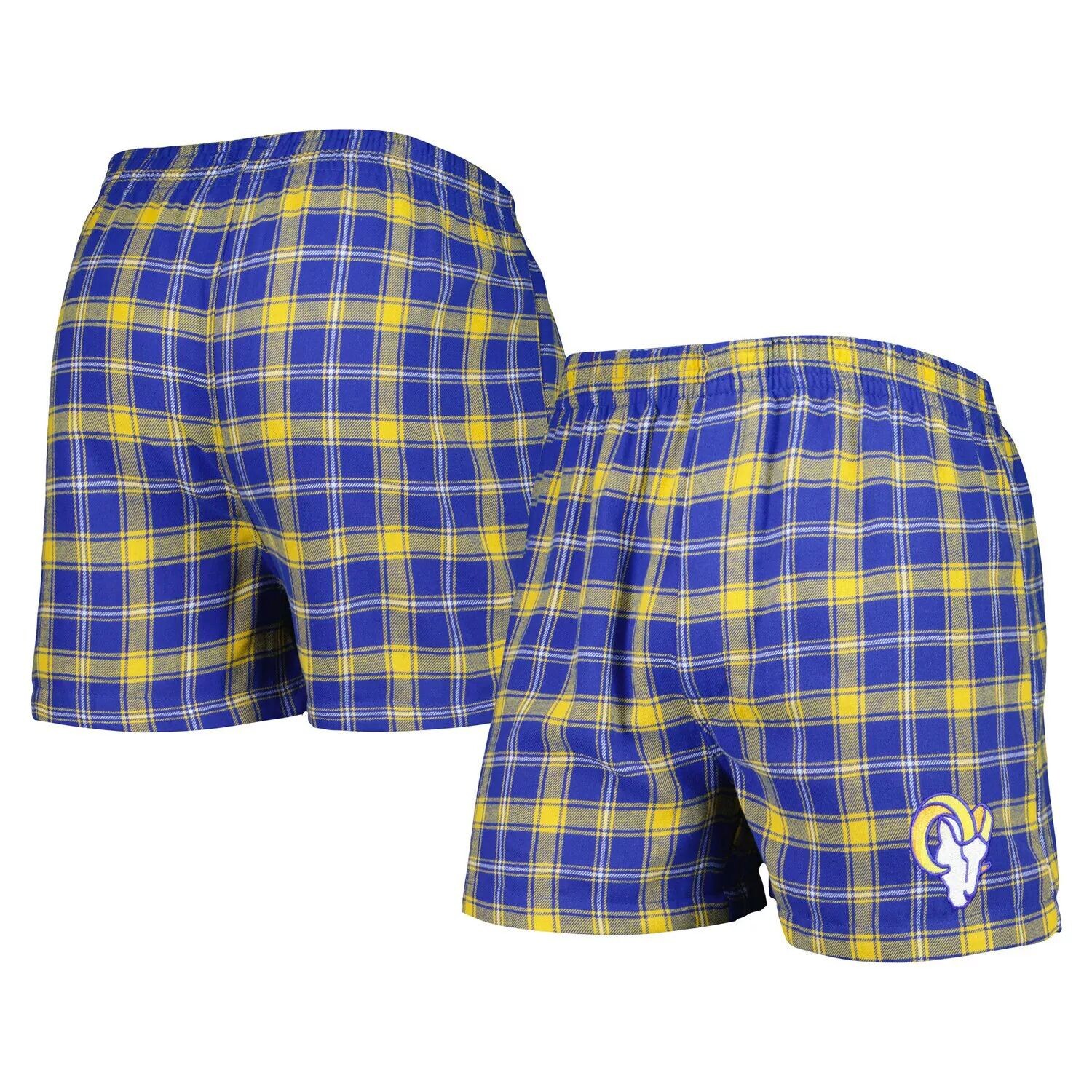 

Мужские фланелевые боксеры Concepts Sport Royal/Gold Los Angeles Rams Ledger
