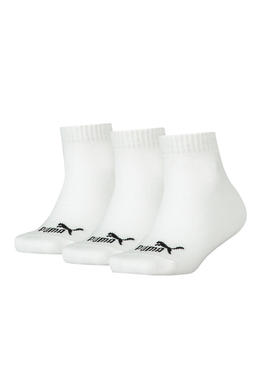 

Детские носки Puma Kids Quarter Socks, размеры 27-38 для девочек и мальчиков, 3 пары