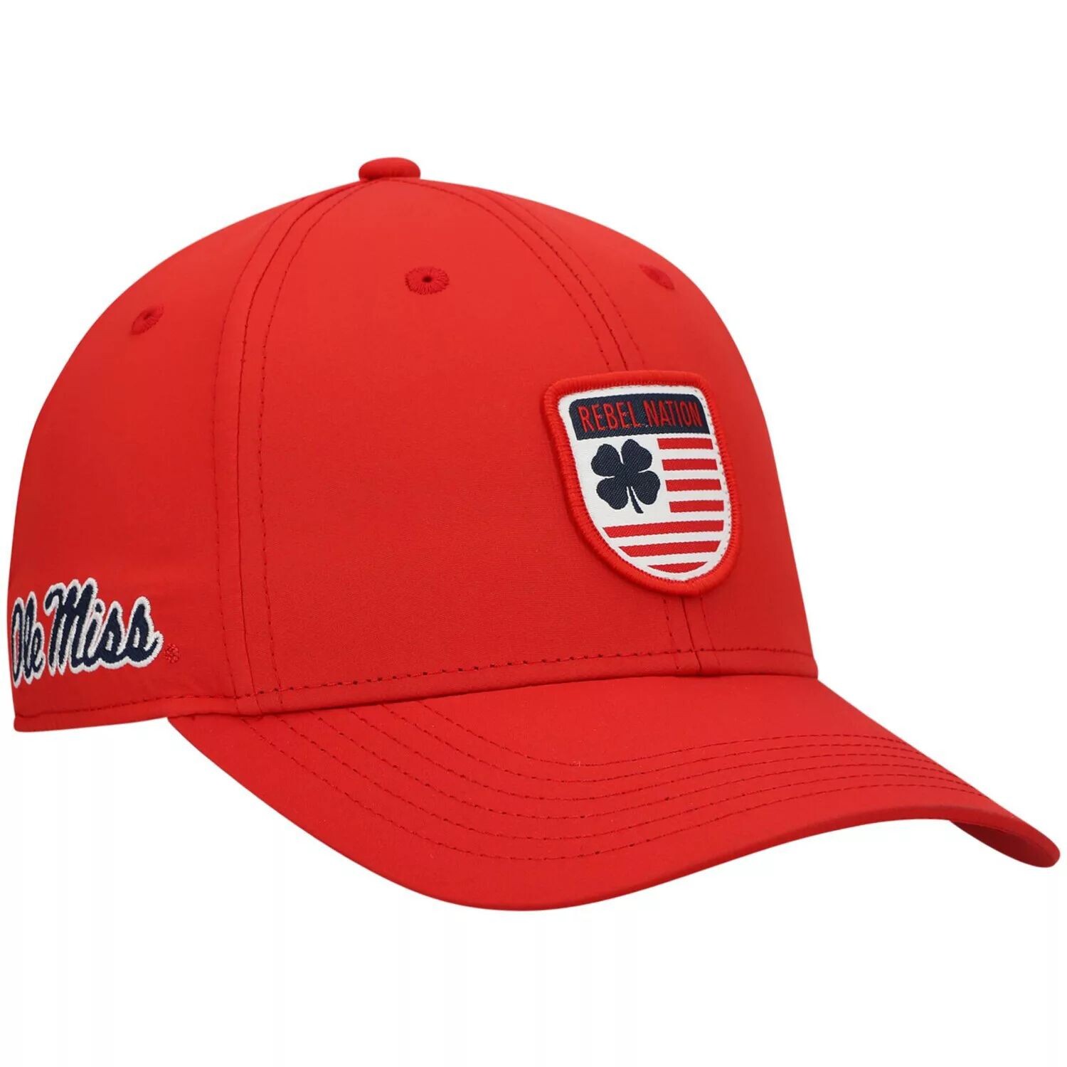 

Мужская красная кепка Ole Miss Rebels Nation Shield Snapback