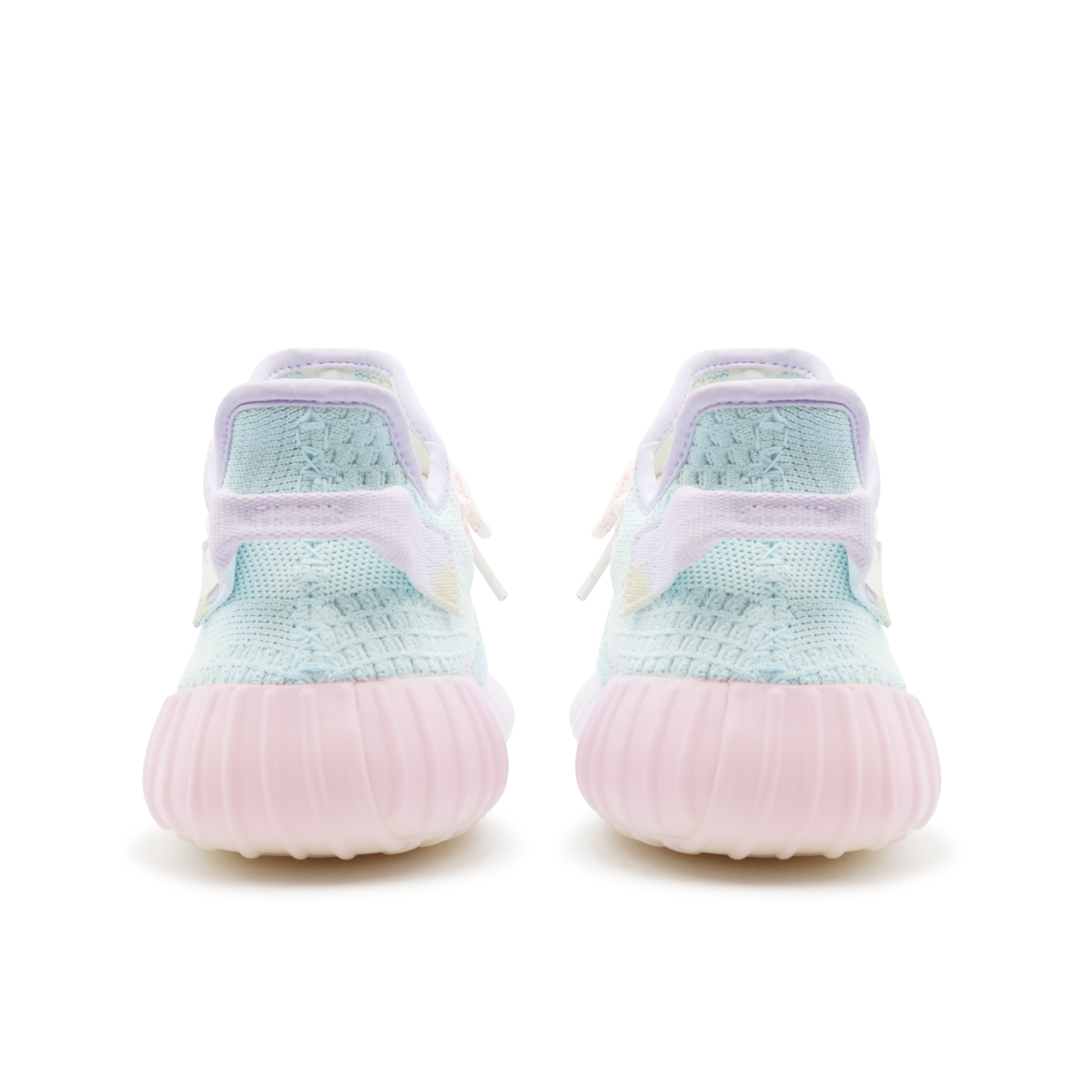 Кроссовки adidas originals Yeezy Boost 350 V2 Lifestyle Shoes Unisex Low-top Blue/purple/pink, голубой