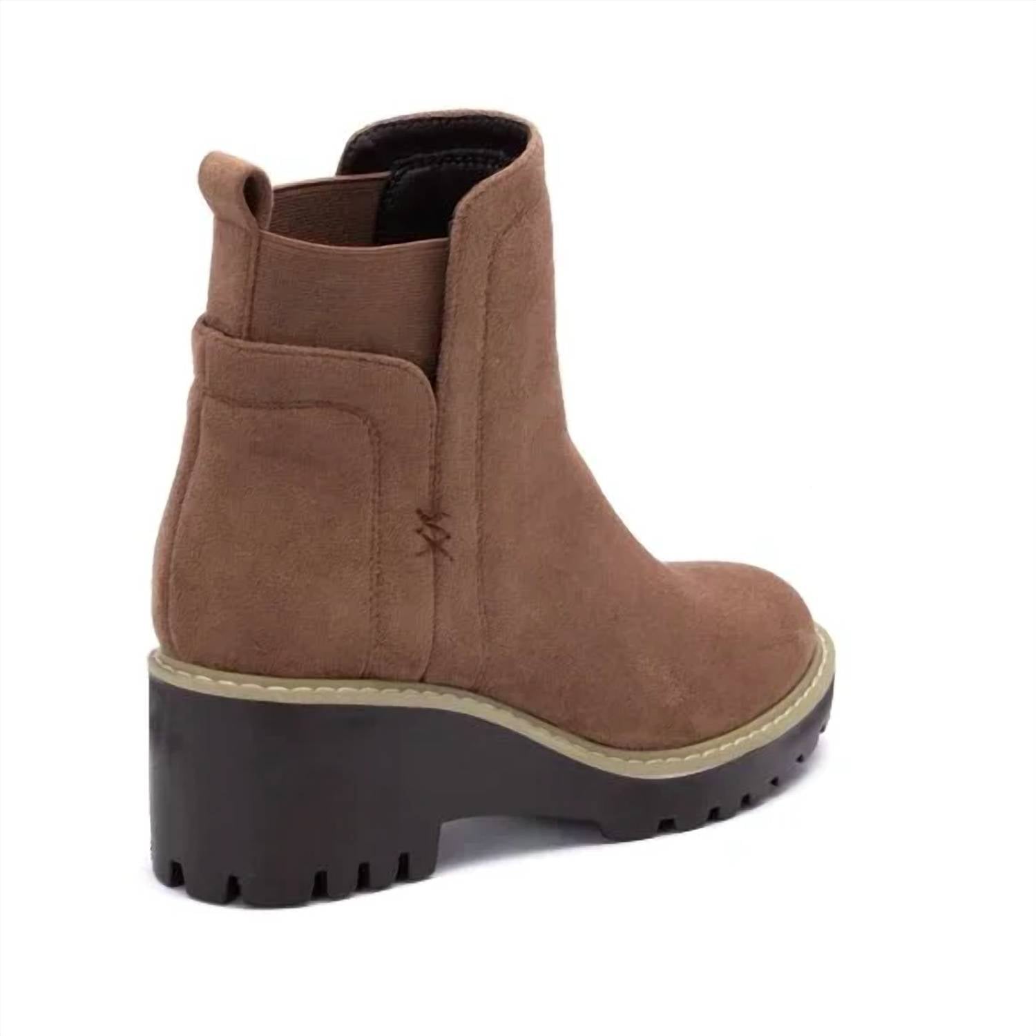 Базовые ботильоны из верблюжьей замши Corkys Footwear, цвет camel suede — фото 2