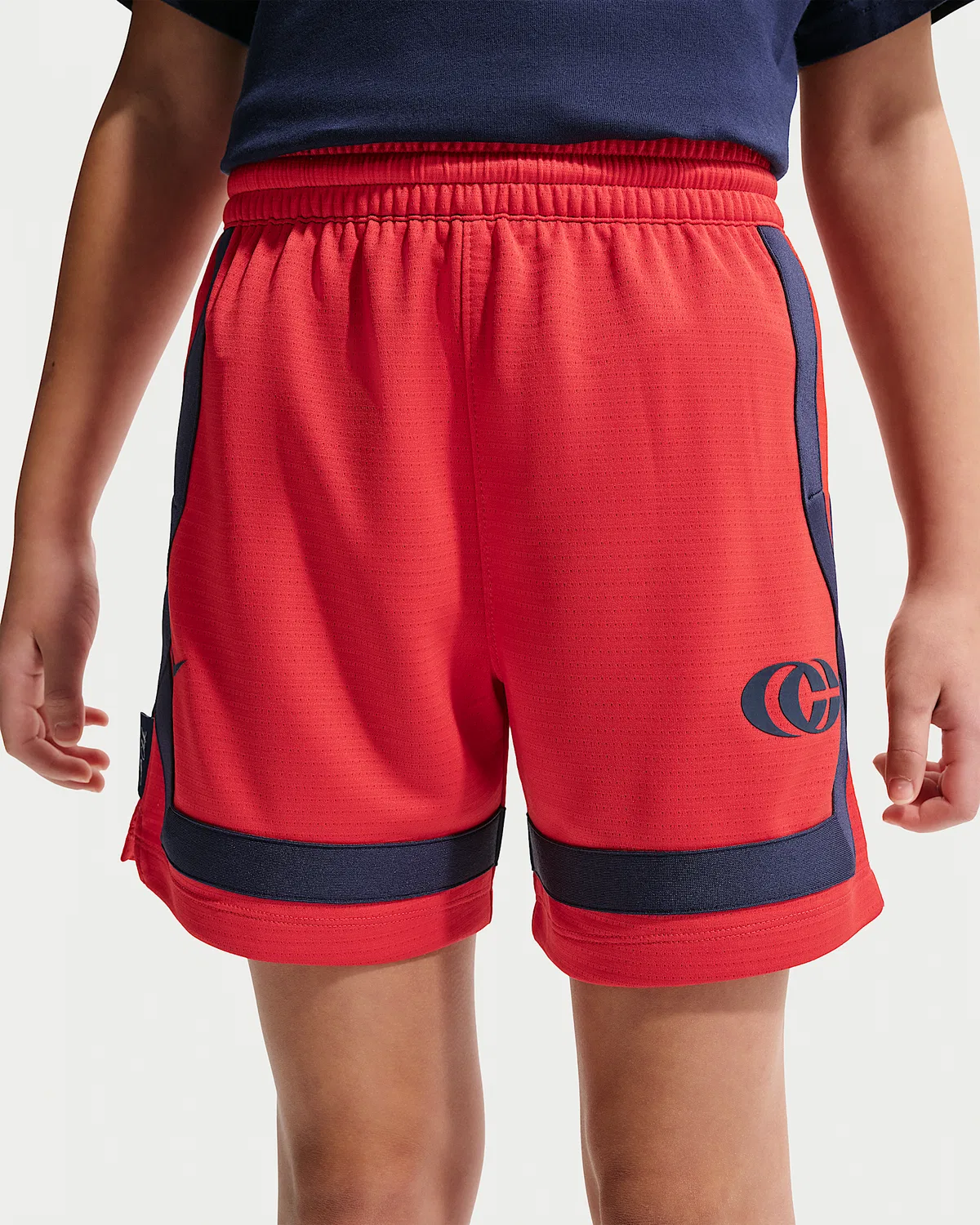 Детские шорты Crossover Caitlin Clark, University Red/Midnight Navy/Midnight Navy — фото 3