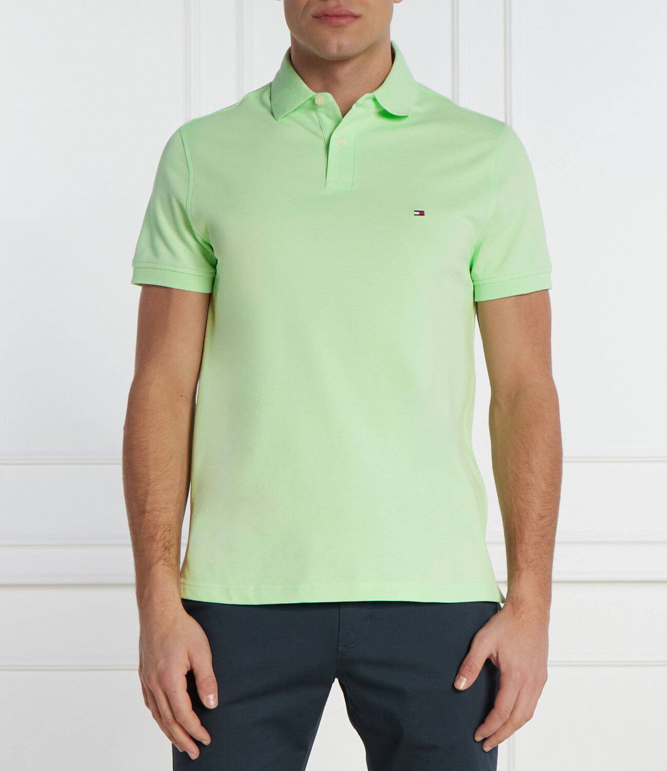 

Поло Tommy Hilfiger 1985 Regular Fit pique, зеленый