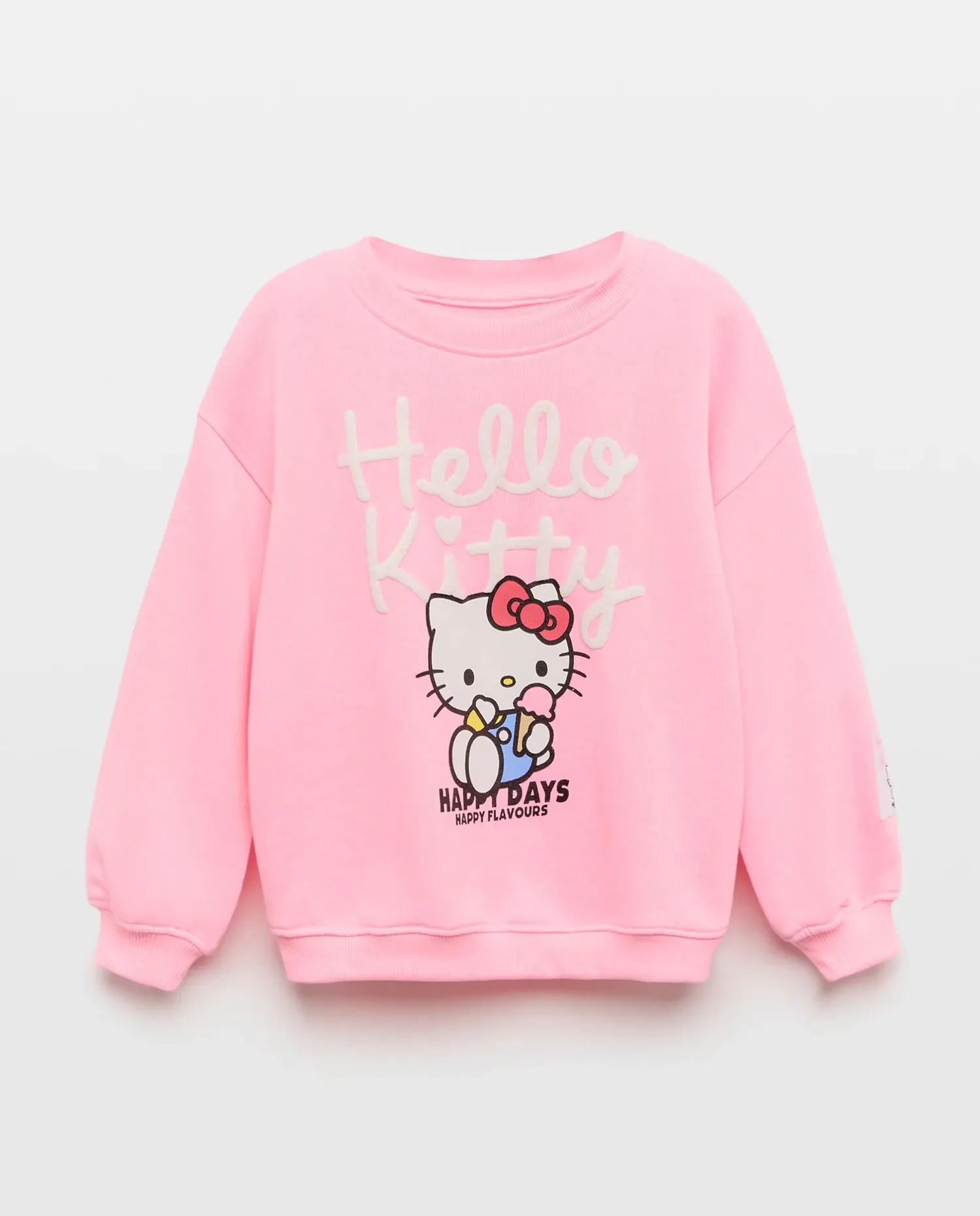 Девочковая толстовка с позиционным принтом Hello Kitty Kids El Corte Inglés, розовый