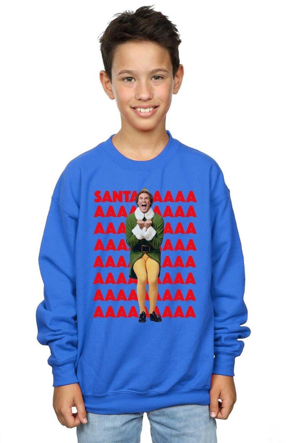 

Толстовка Buddy Santa Scream Elf, синий