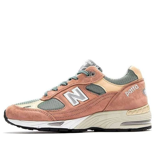 

Кроссовки patta x 991 сделано в англии New Balance, розовый