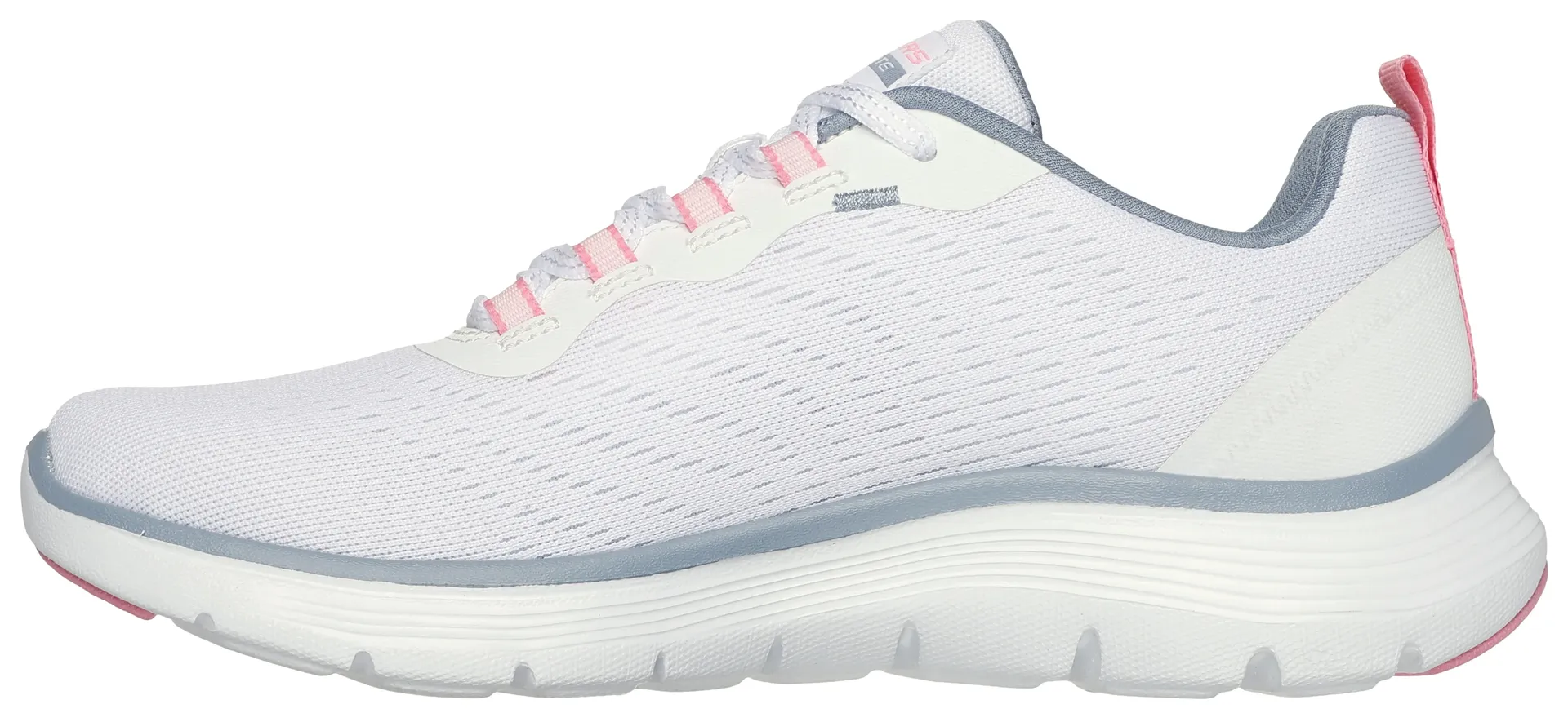 Кроссовки Skechers "FLEX APPEAL 5.0-", с практичной петлей для застегивания, повседневная обувь, полуботинки, туфли на шнуровке, розовый — фото 4