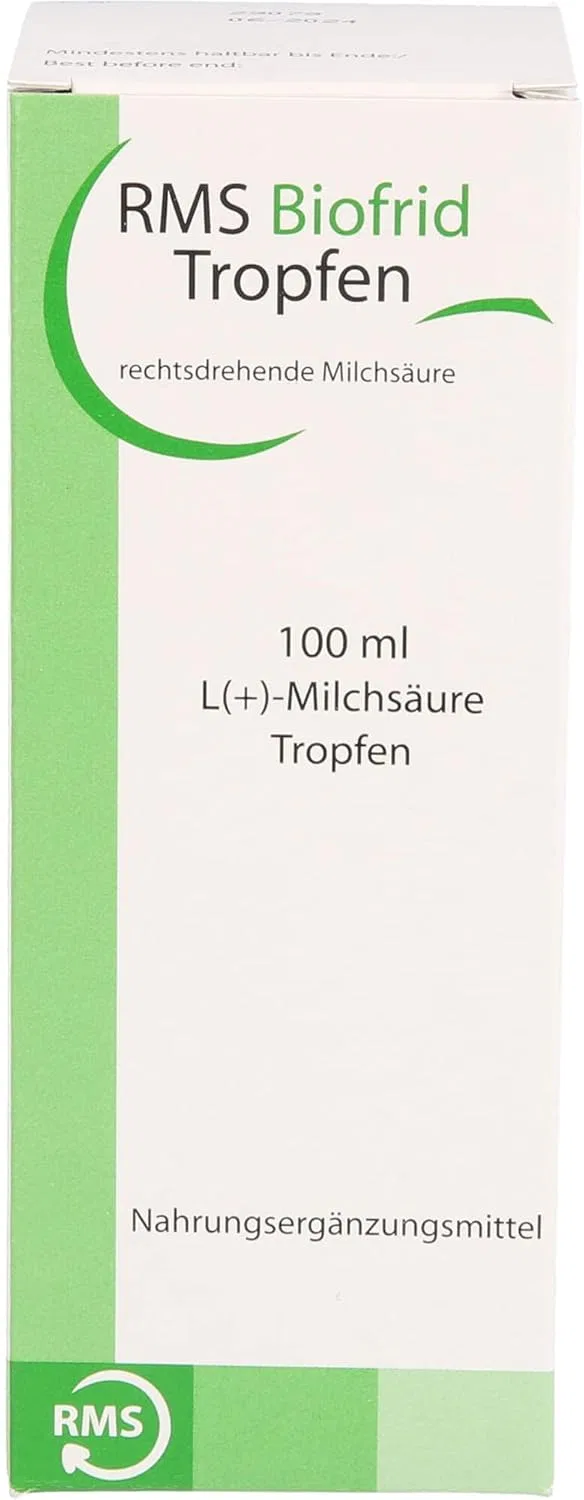 Капли молочной кислоты RMS Biofrid, 100 мл ‎Biofrid Gmbh & Co. Kg