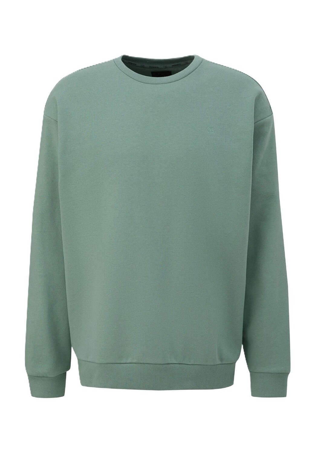 

Толстовка, вышивка логотипа, ребристые манжеты, мужская QS, цвет 72l0 Green