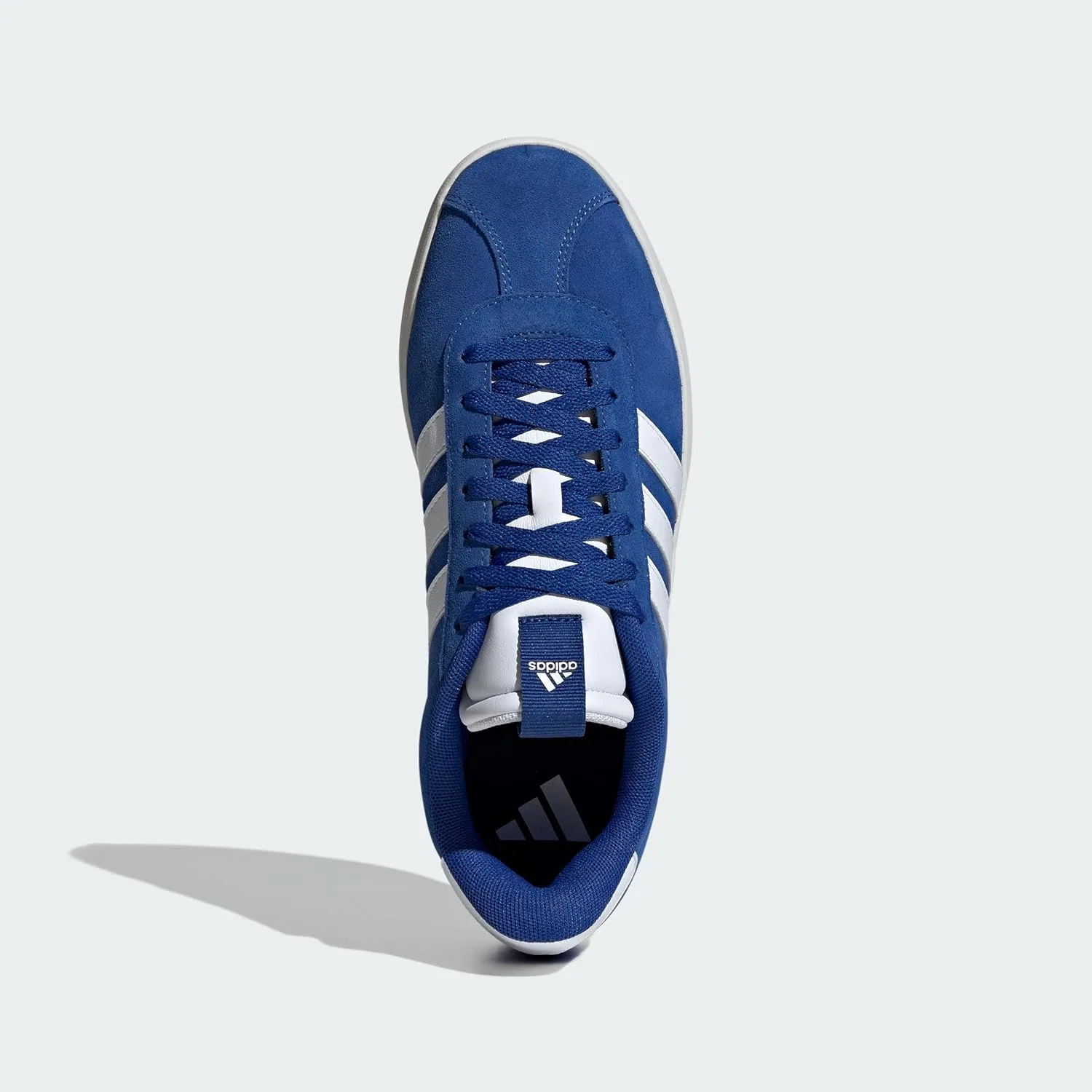 Кроссовки мужские leather adidas, Team Royal Blue/White/Off White — фото 4