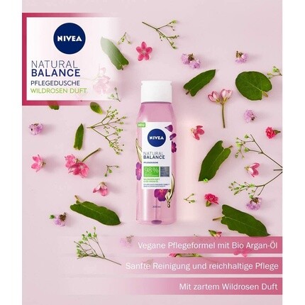 Nivea Натуральный аромат дикой розы и органическое аргановое масло 300 мл — фото 3