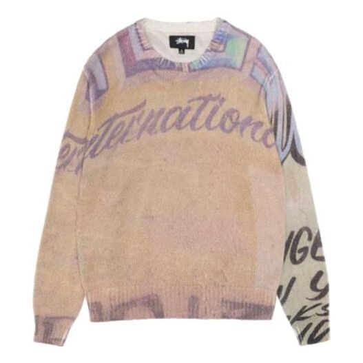 

Свитер alfonso sweater 'multicolor' Stussy, мультиколор
