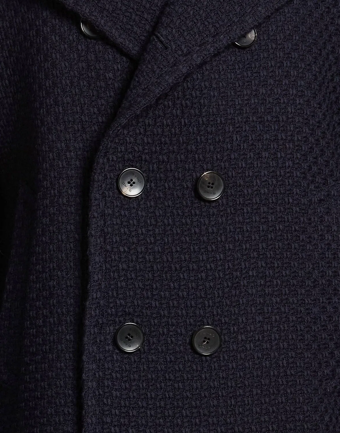 Пальто твидовое ETRO Midnight blue — фото 4