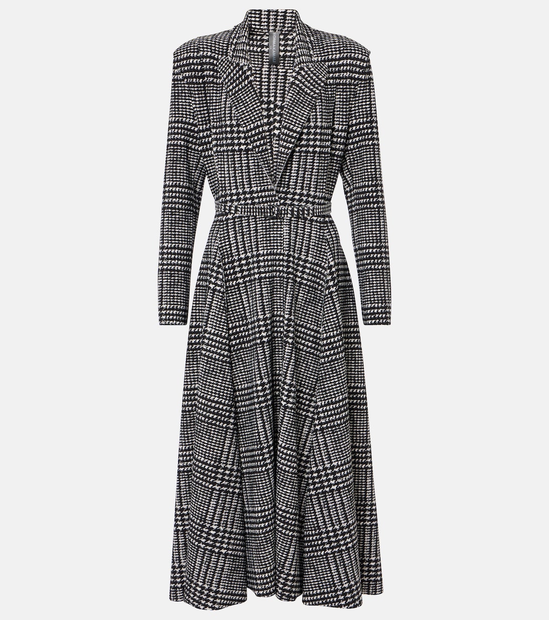 

Платье миди из джерси с поясом Norma Kamali, Glen Plain