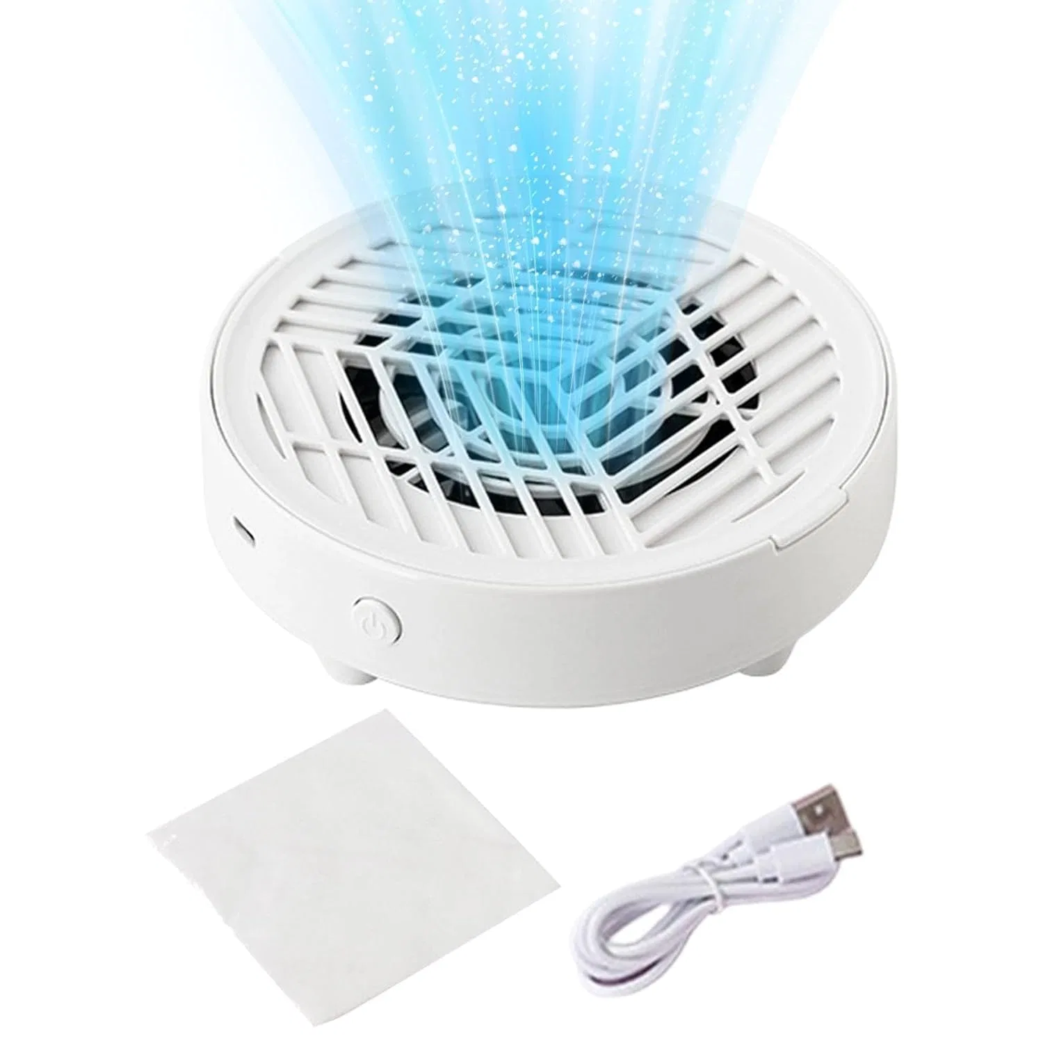 Пылесборник для ногтей, бесшумный, с USB питанием Generisch, White