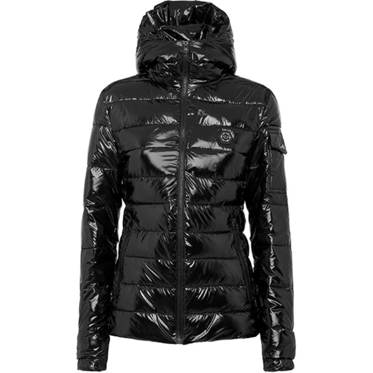 

Пуховая куртка с логотипом Philipp Plein, черный