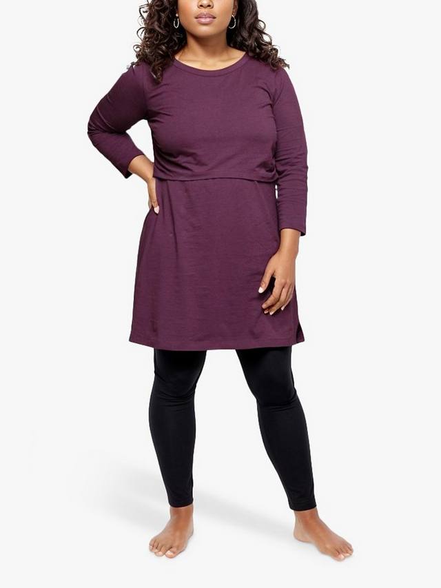 

Платье-туника для беременных и кормящих Bshirt, цвет Plum