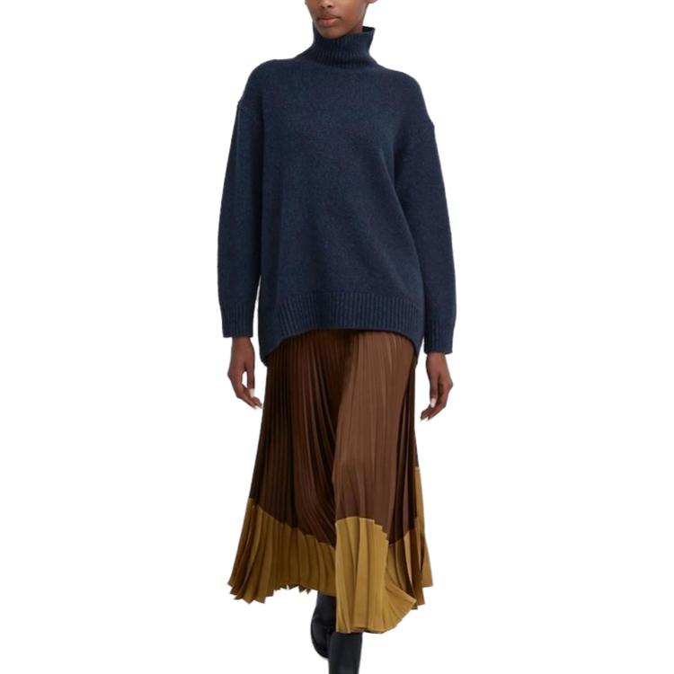 Повседневная длинная юбка женская умбра-36 UNIQLO — фото 3