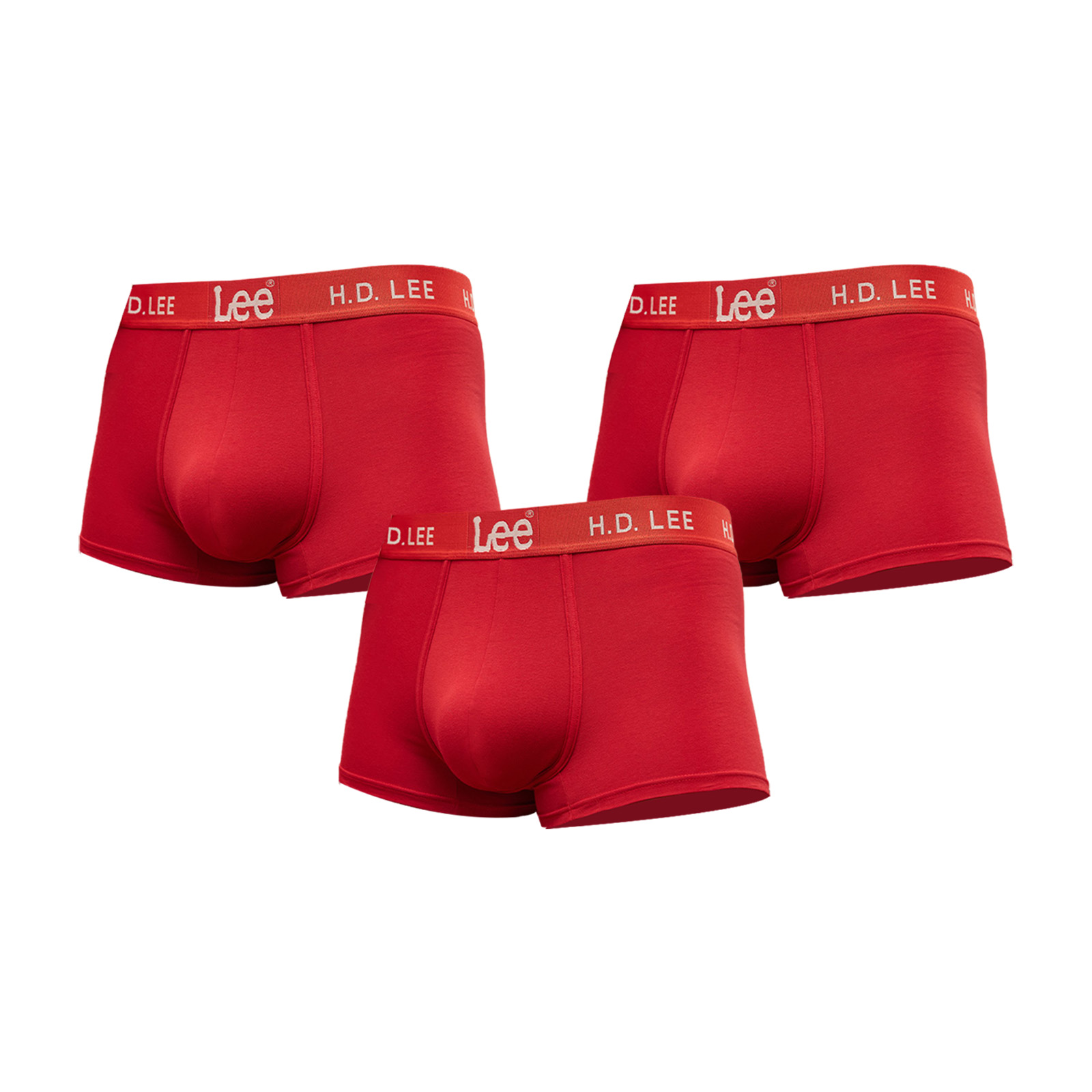 

Комплект мужских трусов Prism Color Two Lee, красный