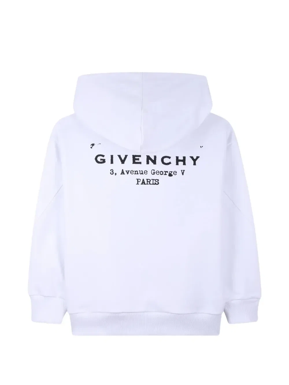 Худи на молнии Givenchy Kids, белый — фото 2