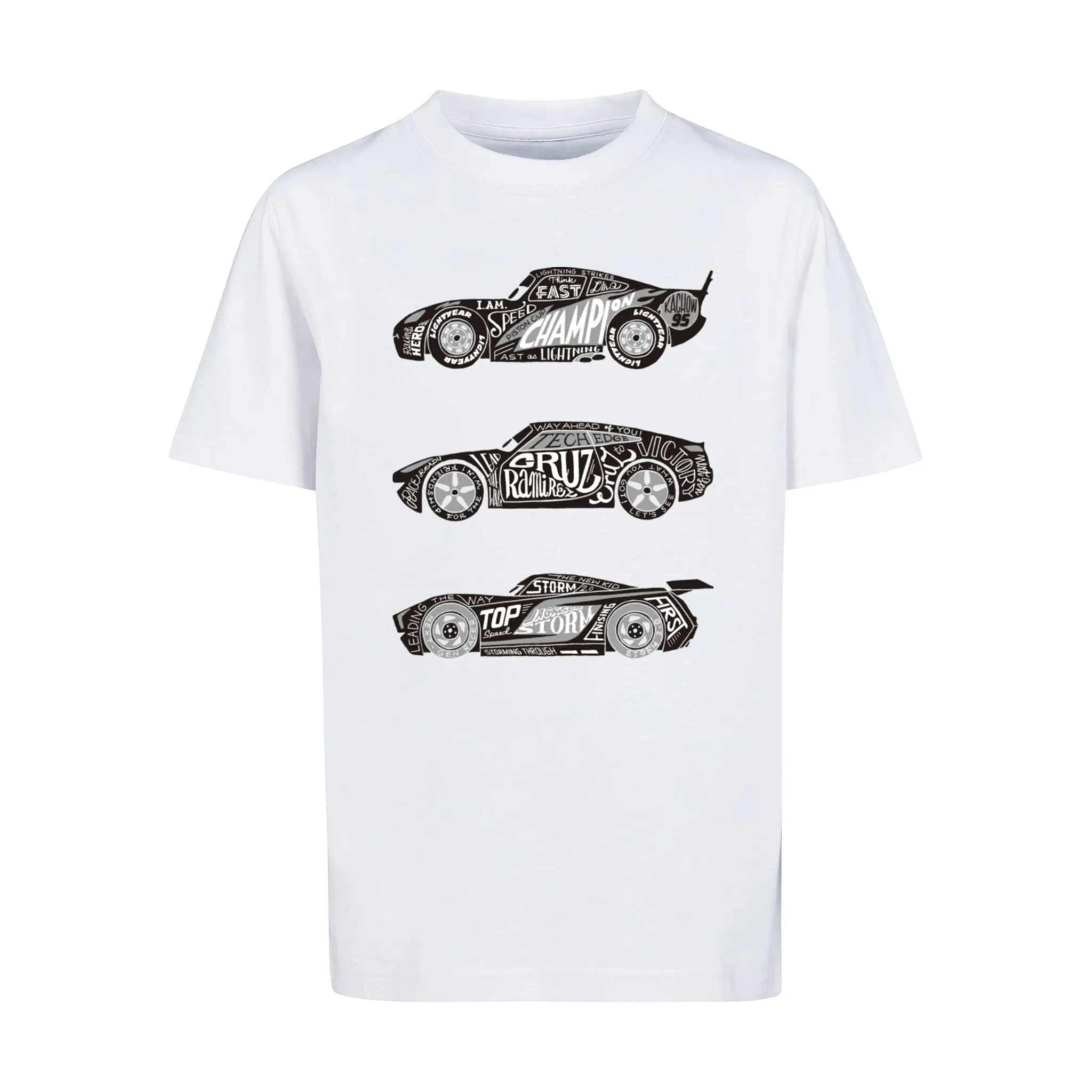

Футболка ABSOLUTE CULT "Мужская детская футболка ABSOLUTE CULT Cars - Text Racers ", белый