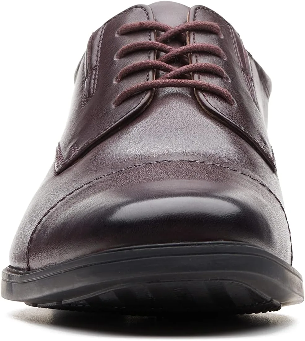 Мужские туфли Clarks Tilden Derby, винный — фото 2