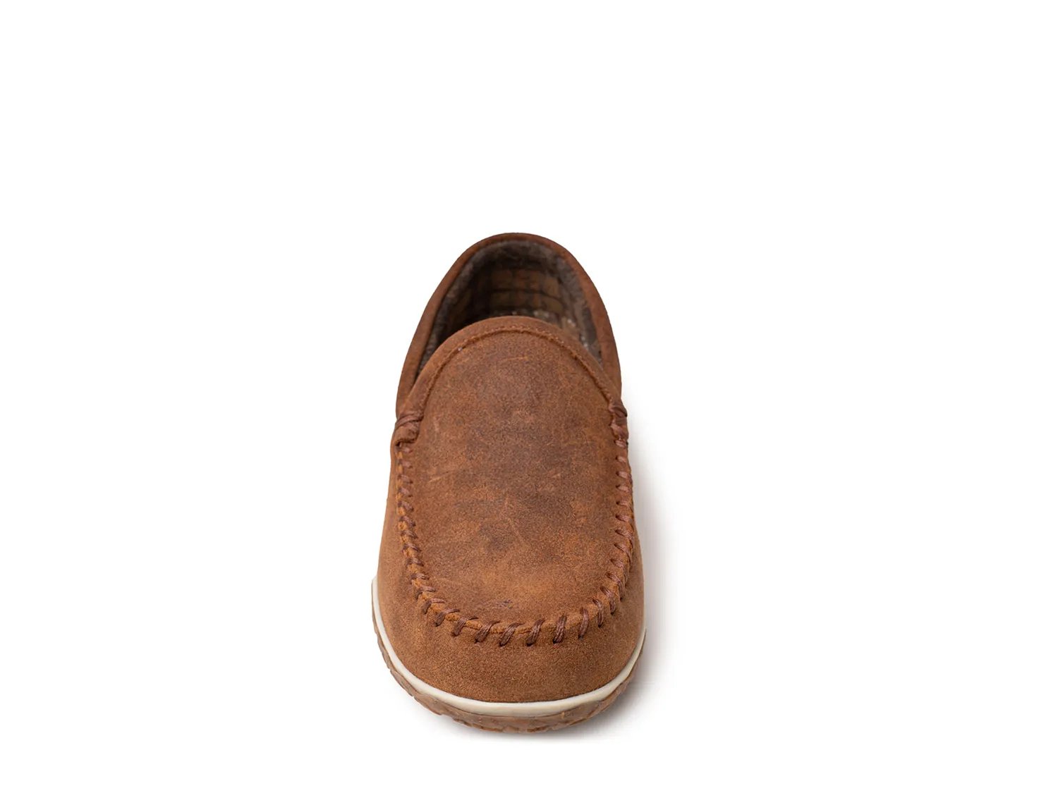 Тапочки Minnetonka Tilden Moccasin Slipper, темно-коричневый — фото 2