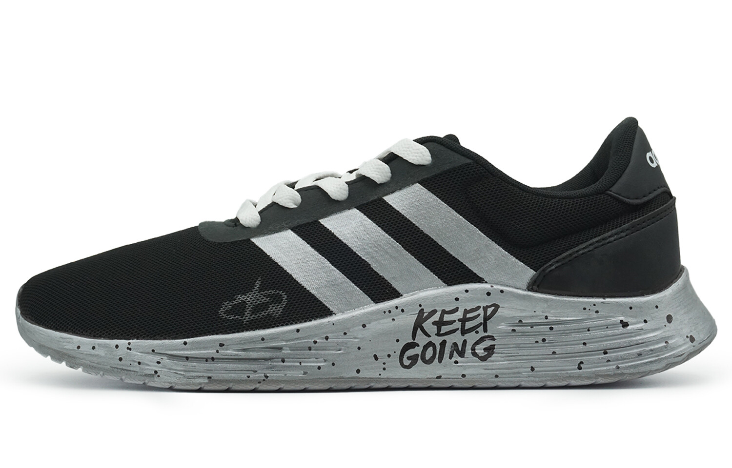

Кроссовки adidas neo Lite Racer 2.0 Lifestyle Shoes Men Low-top Black/silver, черный