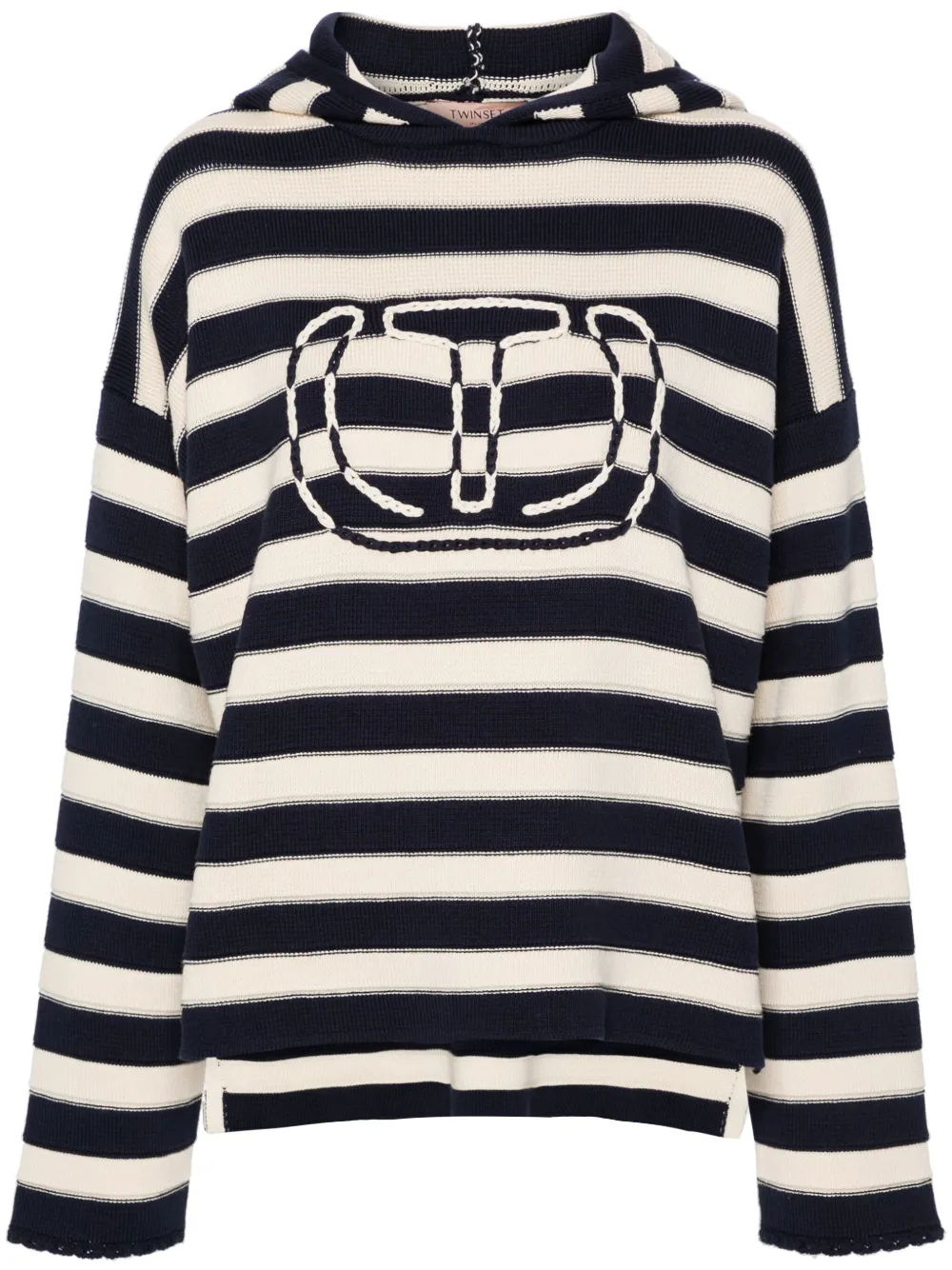 

Джемпер в полоску Twinset, нейтральный