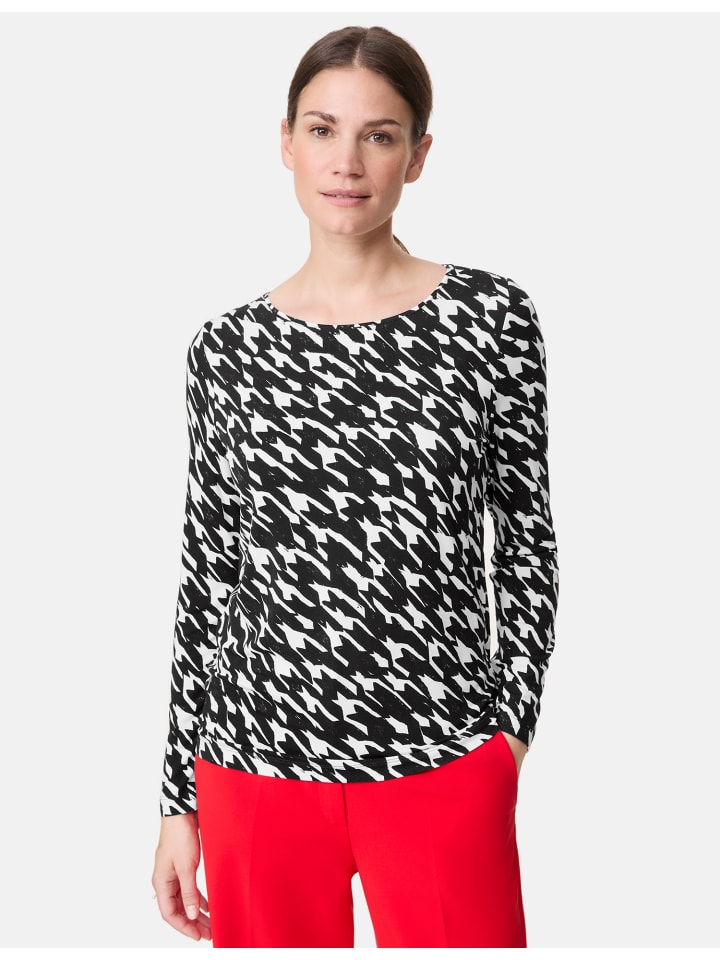 

Футболка Gerry Weber 1/1 Arm, цвет black/ecru houndstooth small