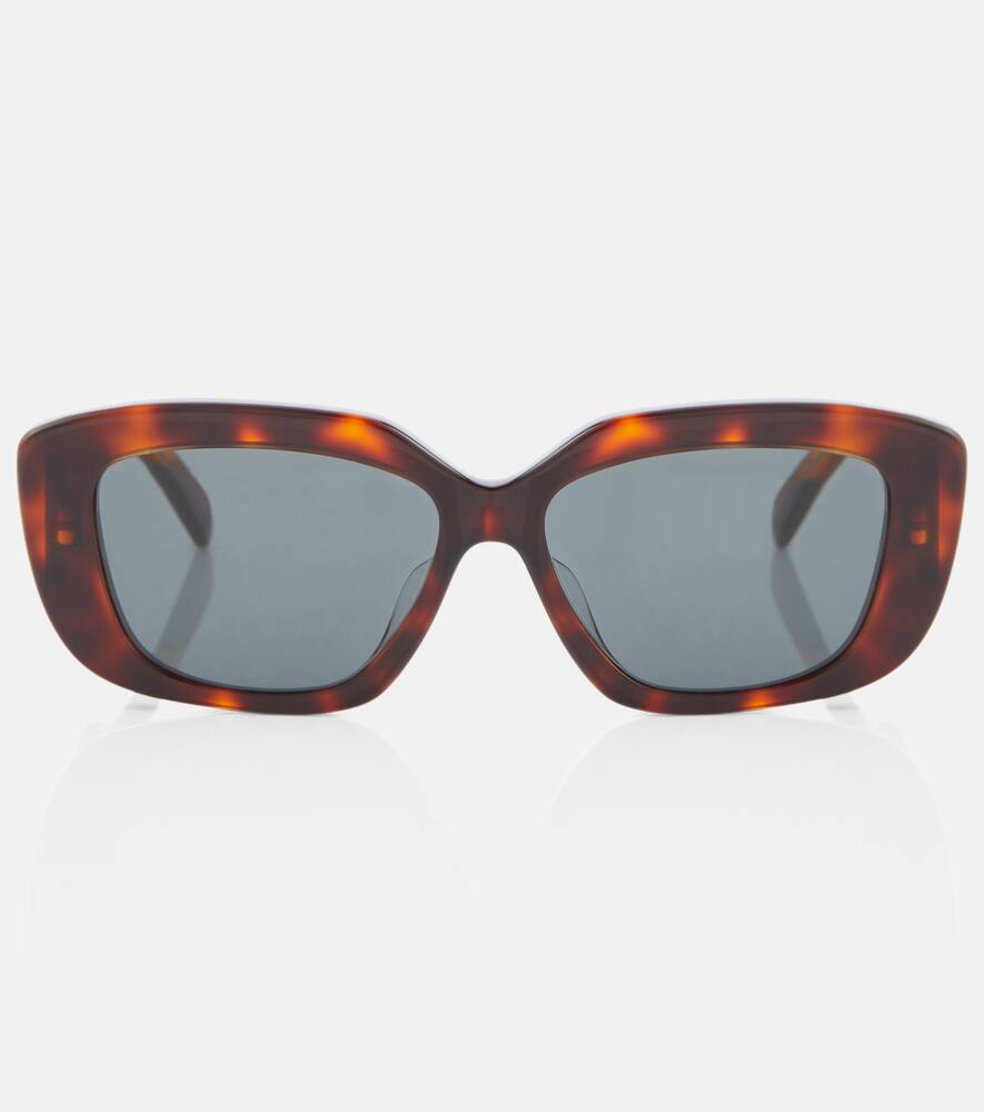 

Прямоугольные солнцезащитные очки Triomphe 04 Celine Eyewear, Havana/Gold