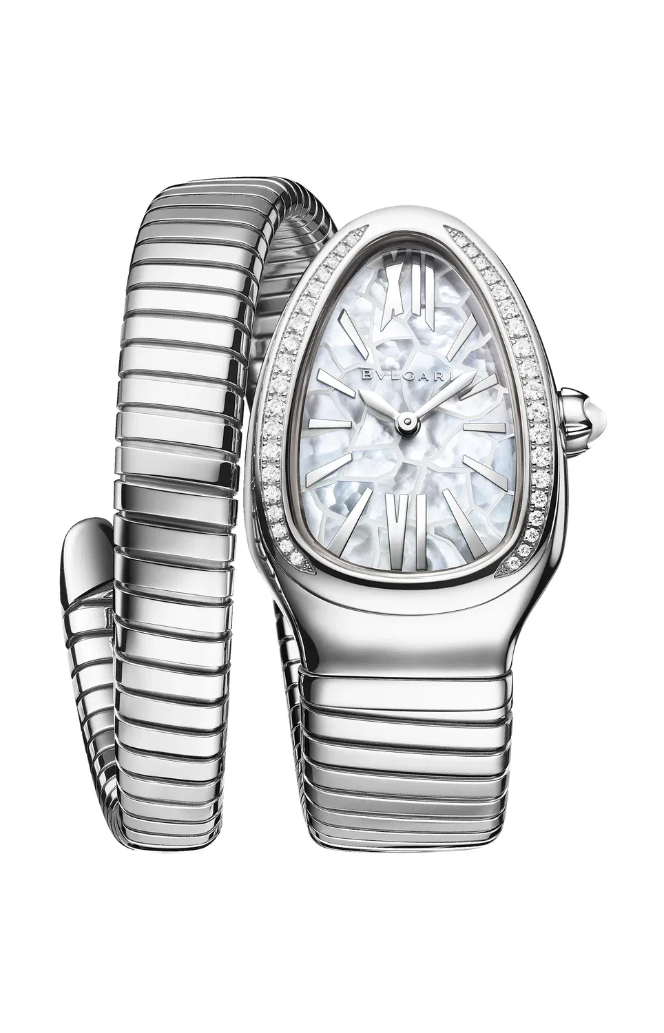СЕРПЕНТИ ТУБОГАС - ЛИМИТИРОВАННАЯ СЕРИЯ - RE00069 BULGARI, серебряный