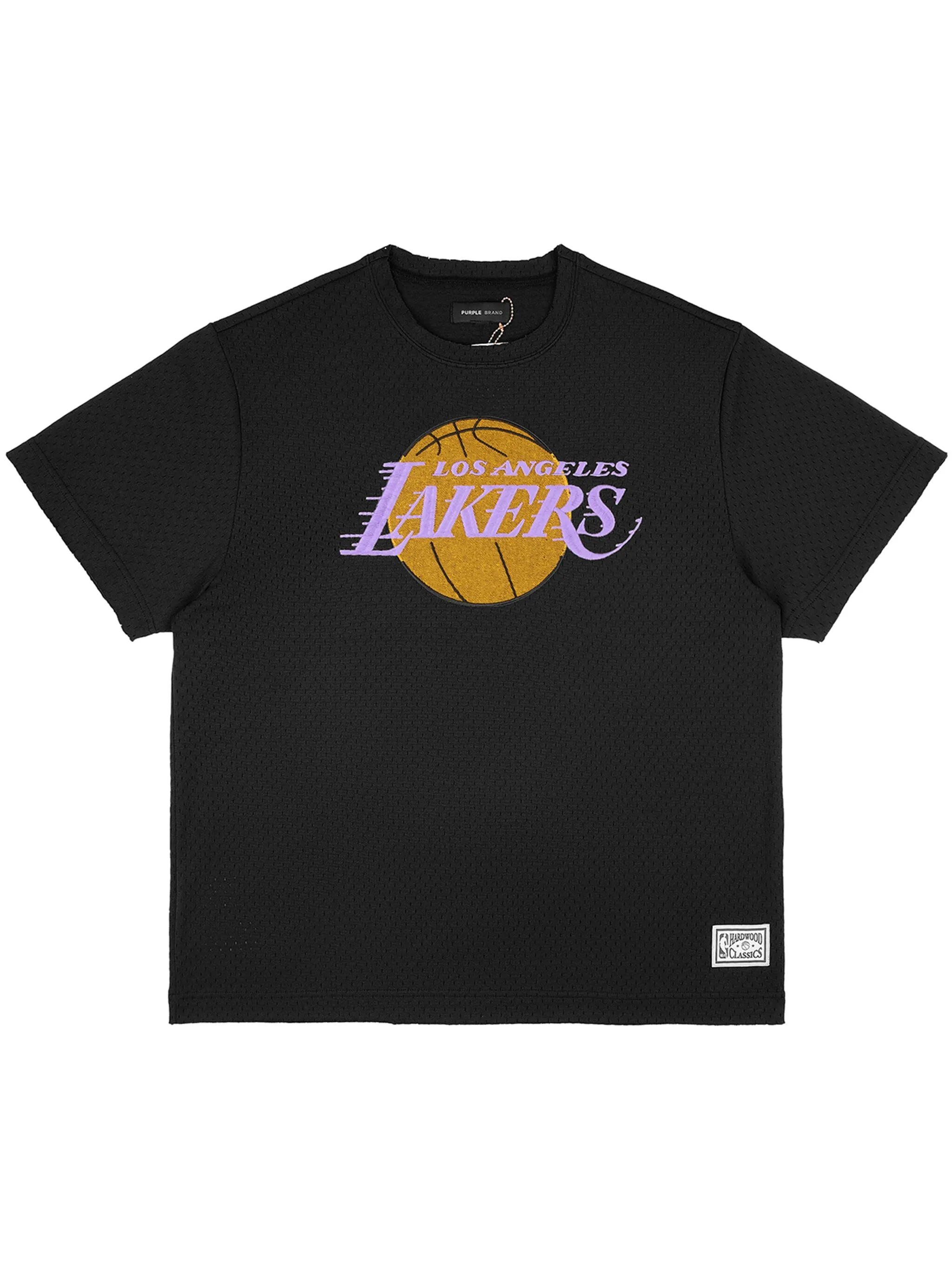 

Сетчатая футболка LA Lakers Purple Brand, черный