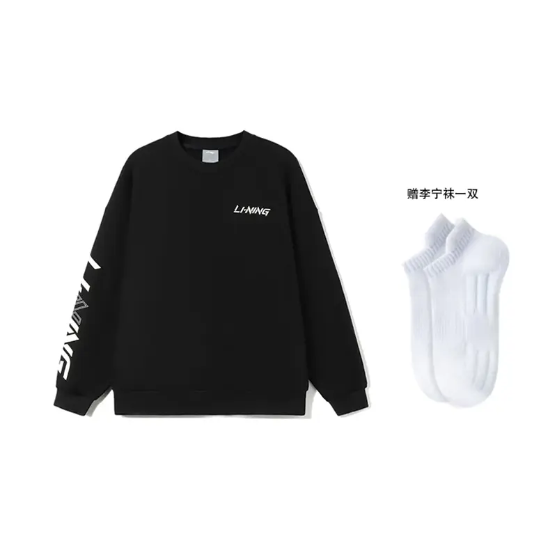 

Тренировочная серия свитшот мужской LINING, черный