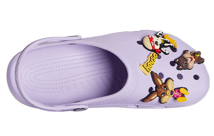 Сандалии Crocs Justin Bieber x Classic Clog 'Drew House - Lavander', фиолетовый — фото 4