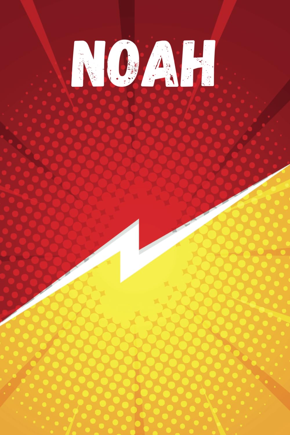 

Personalized Superhero Notebook - Noah's Epic Adventure Journal: 6"x9" Lined Note book for school with 120 Pages, Custom Name Cover for Kids (Independently published)