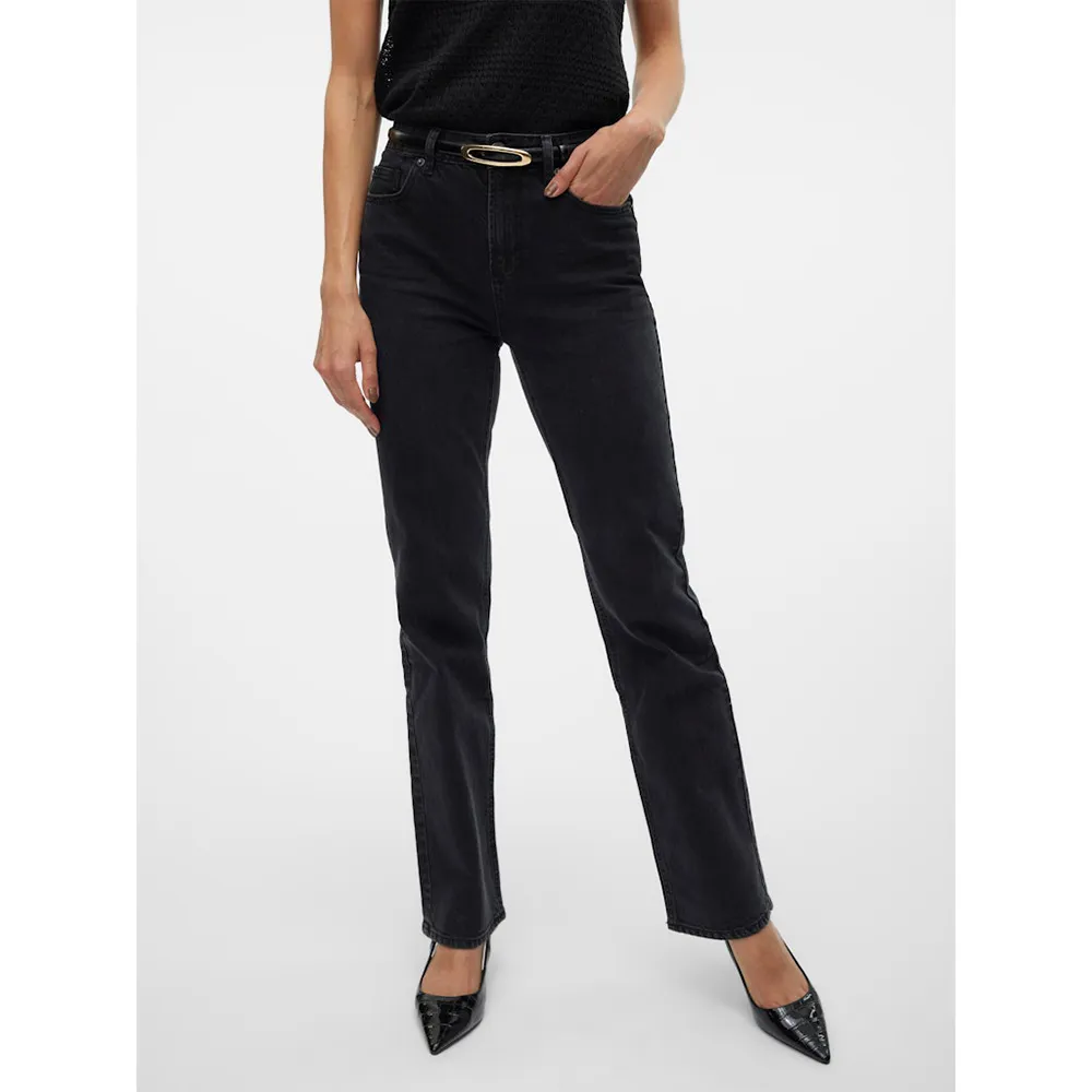 

Джинсы Vero Moda Tessa Straight Li134 high waist, черный