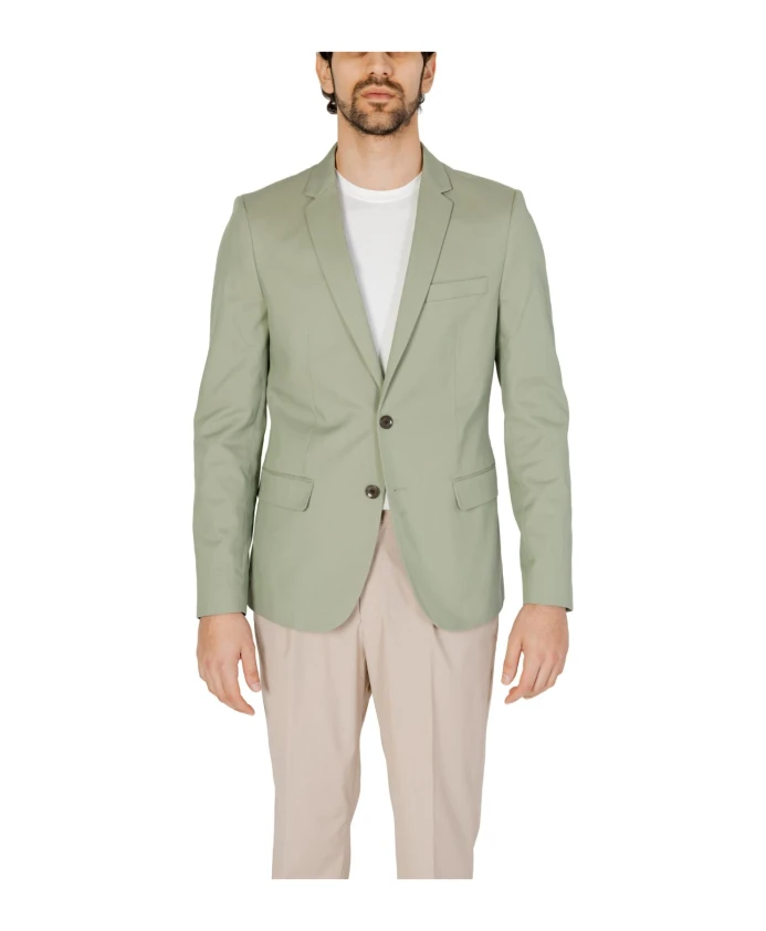 

Зеленый пиджак с двумя пуговицами Antony Morato, зеленый