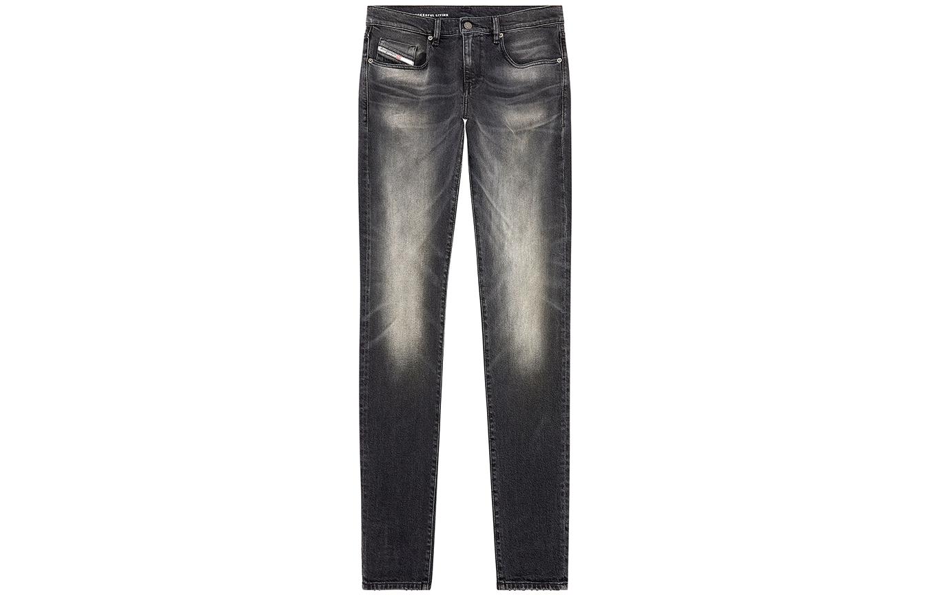 

Джинсы D-Strukt 09G20 зауженного кроя, 2019 год Diesel, черный