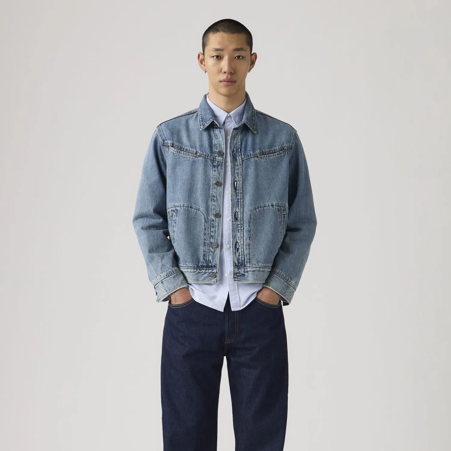 Куртка-тракер Market Miners Levi's, Light Wash — фото 3