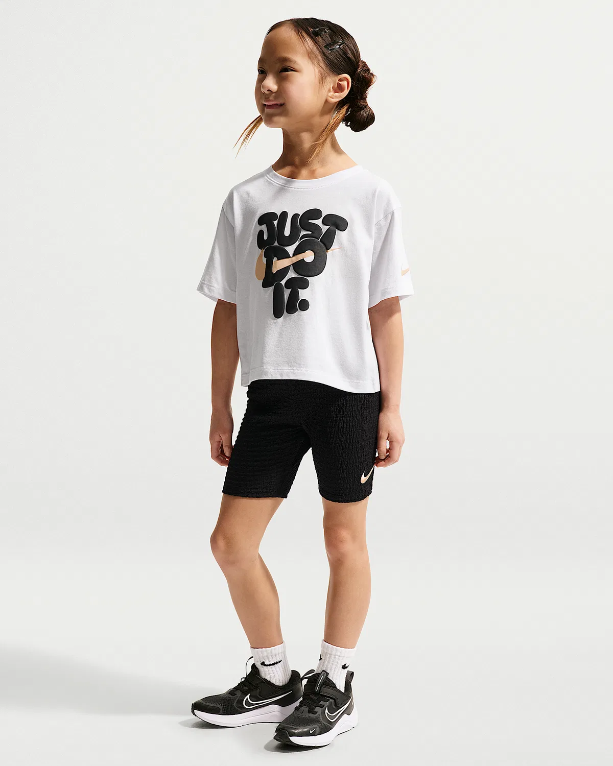 Детский набор из 2 предметов: велосипедки Nike Bold Play, Black