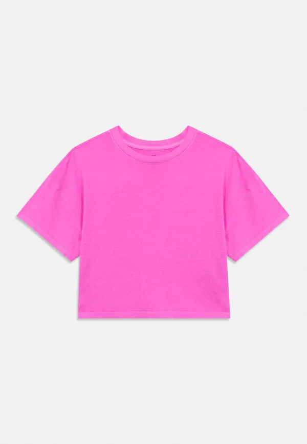 Футболка свободного кроя, базовая футболка Gap, Standout Pink — фото 3