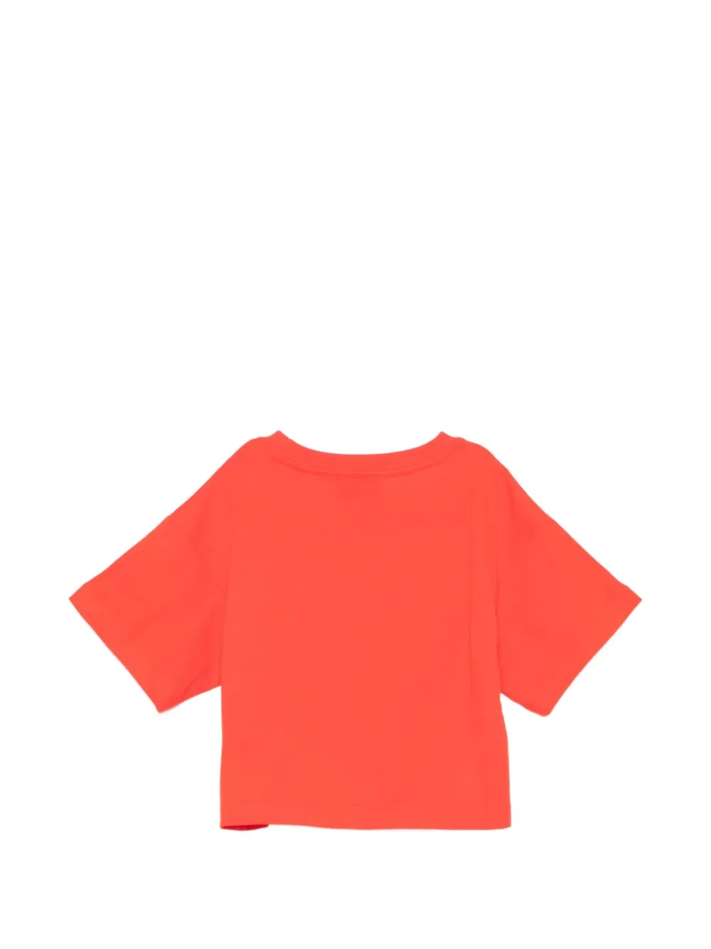 Футболка с вишневым принтом Moschino Kids, красный — фото 2