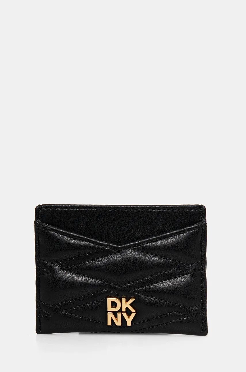 

Кожаный визитница Dkny, черный
